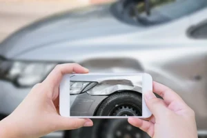  Photo de dommage automobile pour déclaratifs d'incidents